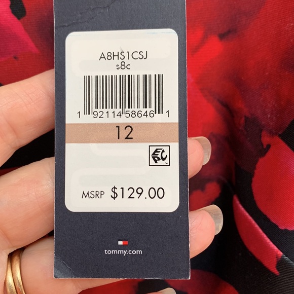 NWT Tommy Hilfiger Sheath Dress Size 12 - Picture 5 of 9